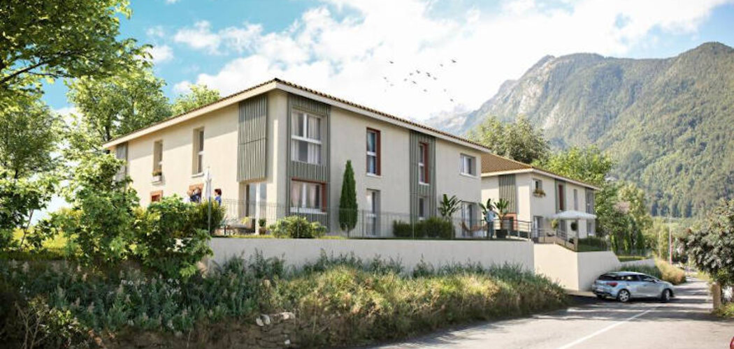 Programme immobilier neuf LES CARRÉS DU JARDIN D'EOLE - Thônes : Appartements T4 avec jardins, terrasses et luminosité naturelle à 2 minutes du centre-ville (74230) - Référence : 4231