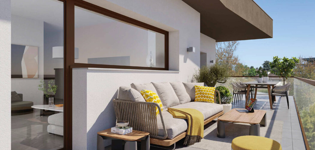Programme immobilier neuf Le Trio - Thonon-les-Bains : 48 appartements neufs du 2 au 5 pièces à l’entrée de la ville (74200) - Référence : 15013