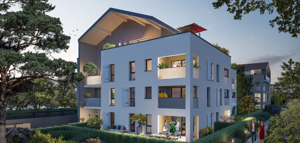Programme immobilier neuf XIII Concise - Thonon-les-Bains : appartements neufs du 2 au 5 pièces à 10 min du port (74200) - Référence : 15390