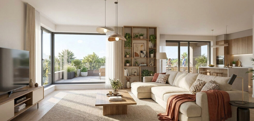 Programme immobilier neuf HELIOS - Thonon les Bains appartements proches Léman Express et port (74200) - Référence : 17481