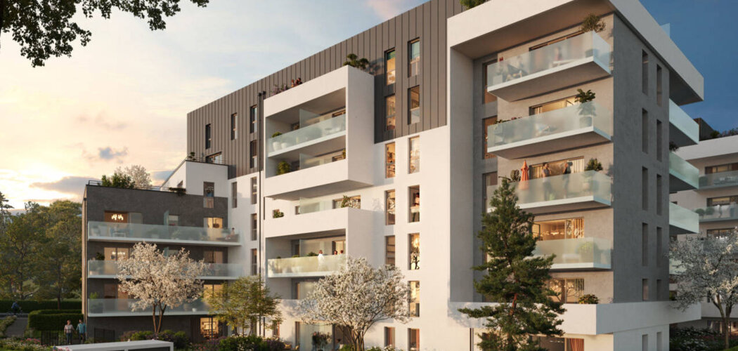 Programme immobilier neuf Les Jardins du Lac - Thonon-les-Bains : Appartements studio–T6 avec terrasses, thermostat et parking à 800 mètres du centre-ville (74200) - Référence : 14394