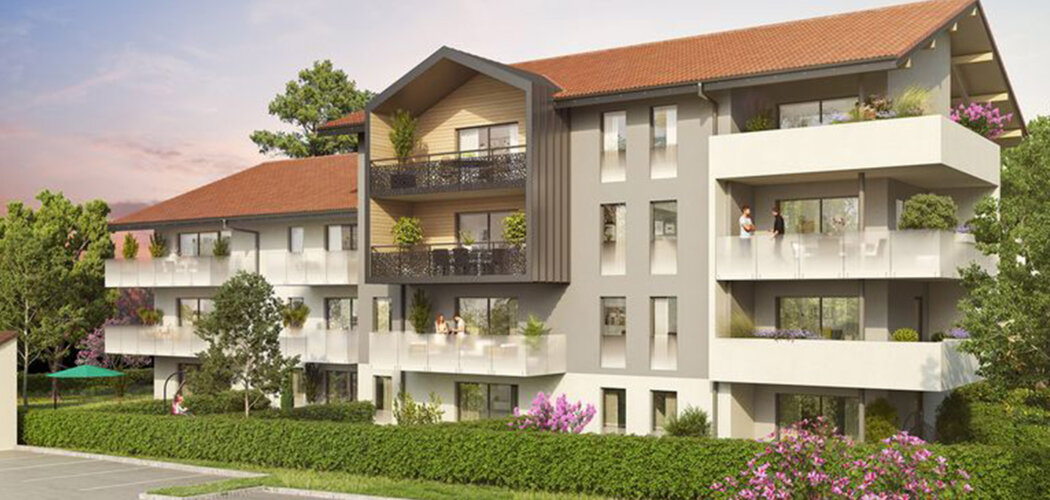 Programme immobilier neuf MELLONIA - Thonon-les-Bains cadre verdoyant proche du lac Léman (74200) - Référence : 18271