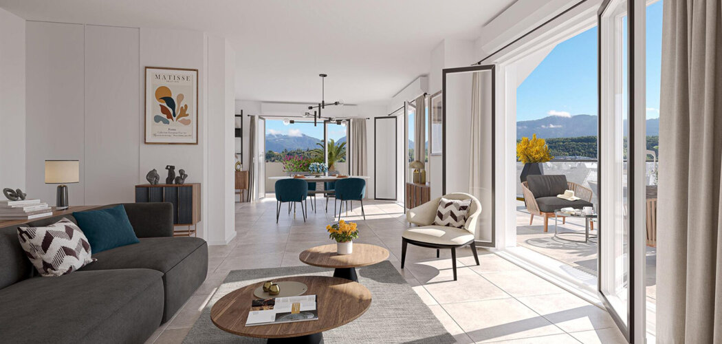 Programme immobilier neuf Le Bel Air - Thonon-les-Bains centre ville face aux montagnes (74200) - Référence : 16188