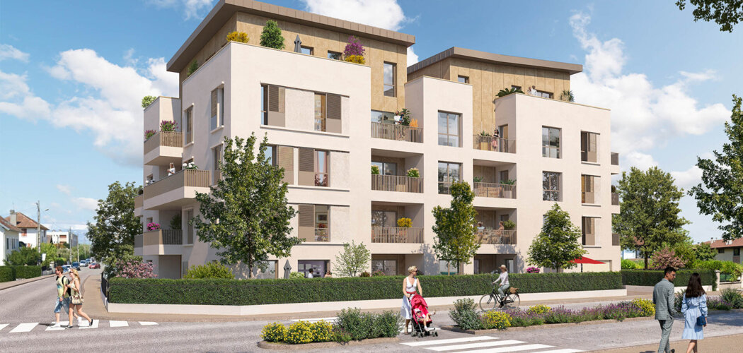 Programme immobilier neuf Le Bel Air - Thonon-les-Bains centre ville face aux montagnes (74200) - Référence : 16188