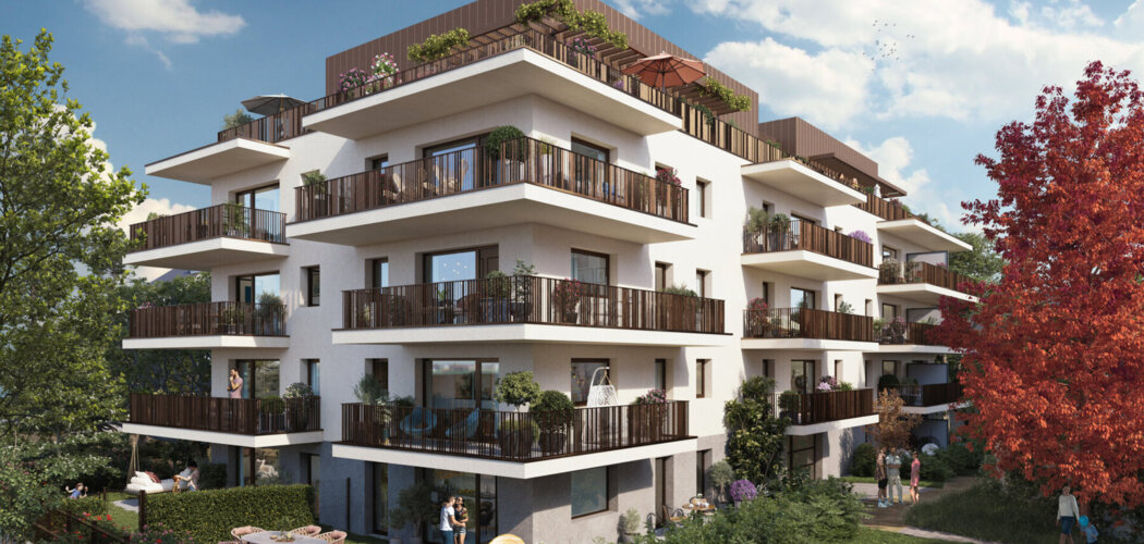 Programme immobilier neuf ELEMENT - Thonon-les-Bains près du centre-ville et lac Léman (74200) - Référence : 17572