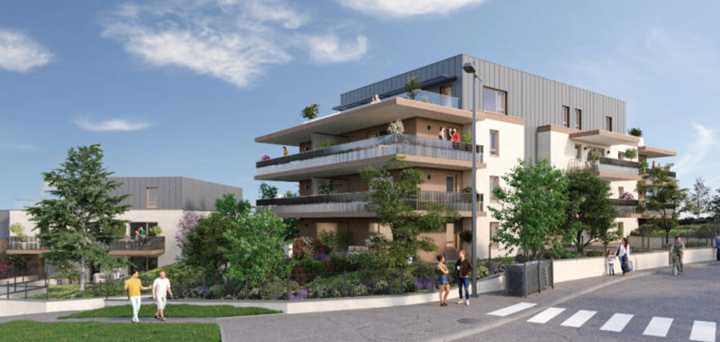 Programme immobilier neuf Le Domaine de l'Ermitage - Thonon-les-Bains résidence neuve à 12 min du Lac Léman (74200) - Référence : 16185