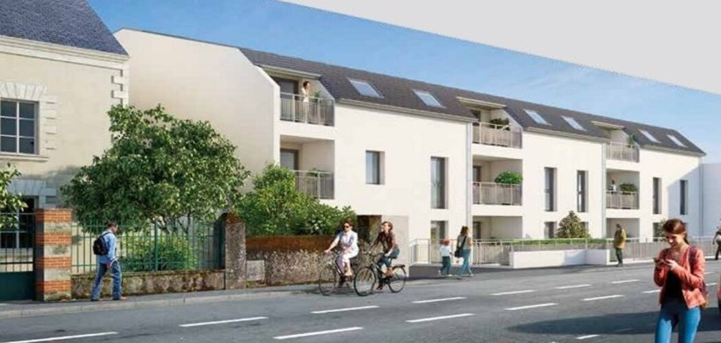 Programme immobilier neuf SCALA - Thouaré-sur-Loire : 17 appartements T2–T4 avec architecture contemporaine et isolation RT 2012 proche du centre-bourg (44470) - Référence : 1449