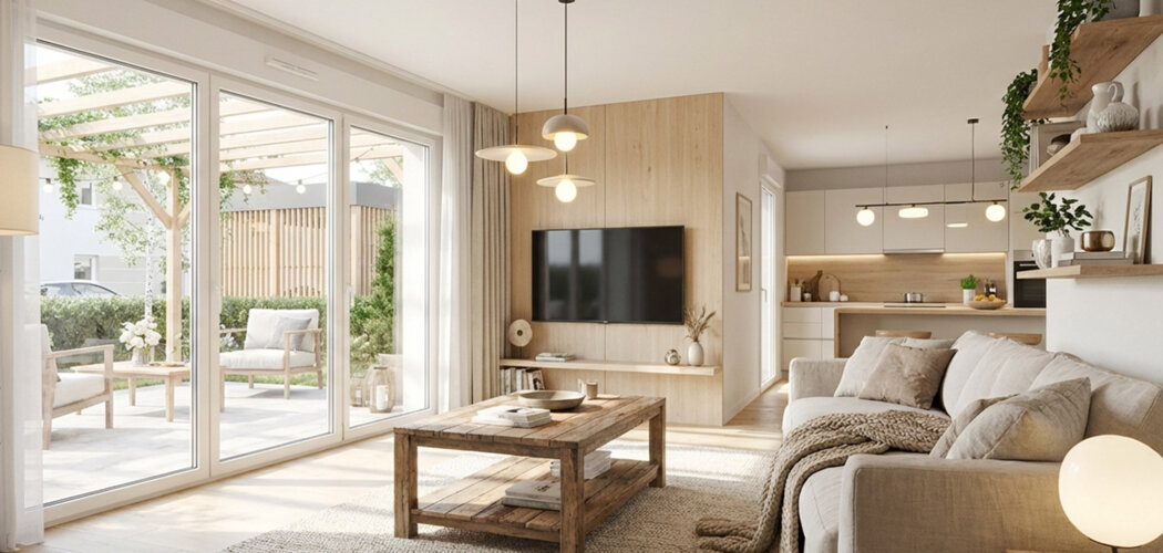 Programme immobilier neuf LES CARRES D'ORCHEZ - Thyez Duplex-Jardins entre Genève et Chamonix (74300) - Référence : 14027