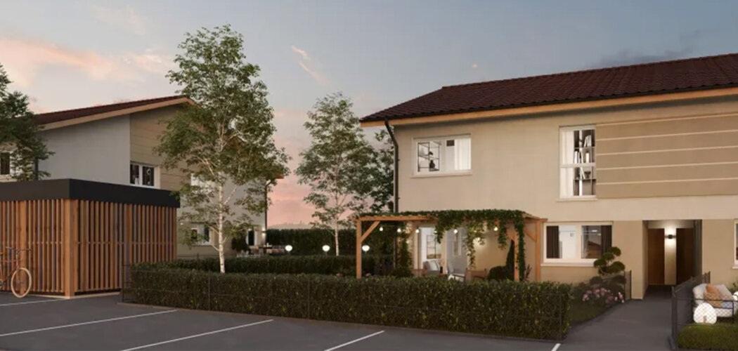 Programme immobilier neuf LES CARRES D'ORCHEZ - Thyez Duplex-Jardins entre Genève et Chamonix (74300) - Référence : 14027