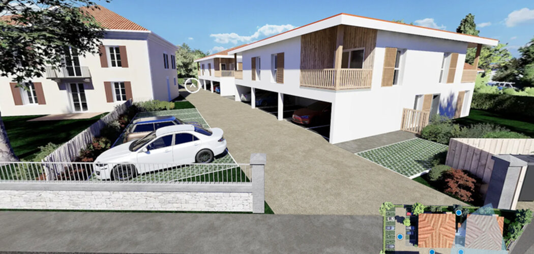 Programme immobilier neuf LE CLOS 1872 - Tosse résidence neuve à 15 min des plages (40230) - Référence : 17838
