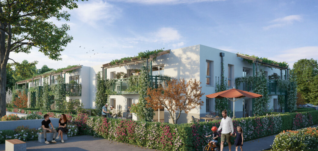 Programme immobilier neuf TOLENA - Bât A - Toulenne : appartements neufs du 2 au 4 pièces à 1 km de la gare de Langon (33210) - Référence : 14988