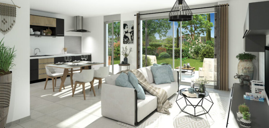 Programme immobilier neuf Le Cabestan - Toulon : appartements neufs du studio au 4 pièces dans un secteur calme et résidentiel (83000) - Référence : 11594