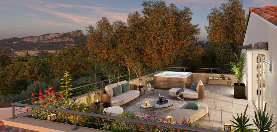 Programme immobilier neuf DOMAINE EDEN DU CAP - Toulon en plein quartier du Cap Brun (83000) - Référence : 16945
