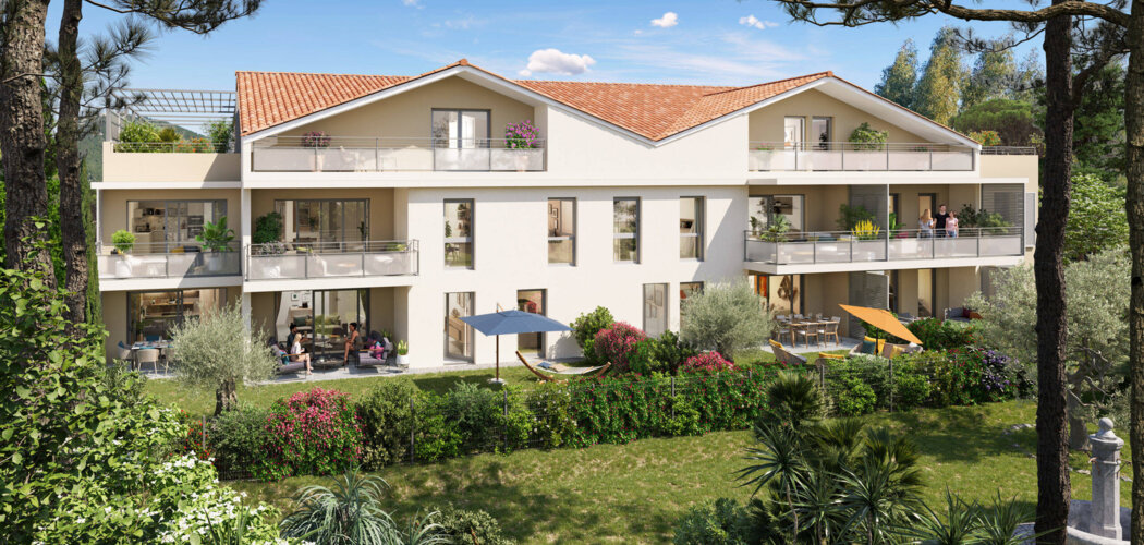 Programme immobilier neuf DOMAINE EDEN DU CAP - Toulon en plein quartier du Cap Brun (83000) - Référence : 16945