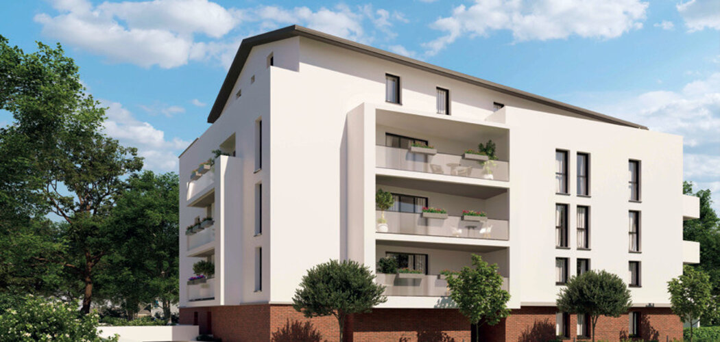 Programme immobilier neuf PANDO - Toulouse : 25 appartements neufs T2–T4 à 10 min de vélo de l'Oncopole (31000) - Référence : 9333