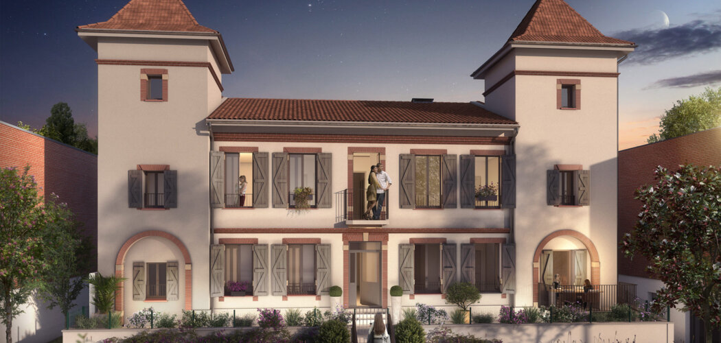 Programme immobilier neuf LE 220 CASSELARDIT - Toulouse : 8 logements neufs T1–T2 éligibles Déficit Foncier près du tram Arènes Romaines (31000) - Référence : 15723