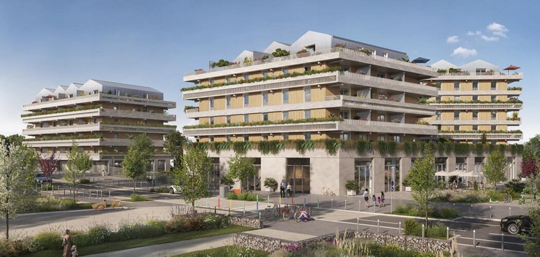 Programme immobilier neuf Fresh Touch - Toulouse : 85 appartements neufs contemporains près de la gare Saint-Martin-du-Touch (31000) - Référence : 18029