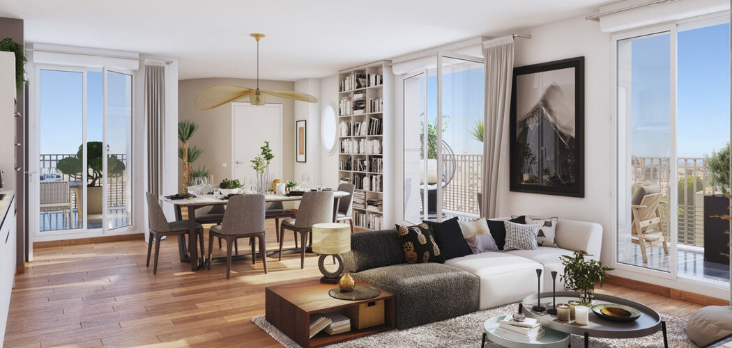 Programme immobilier neuf VIVRE ENSEMBLE TOULOUSE AEROSPACE - Toulouse Aerospace logements du 1 au 5 pièces près du futur métro C (31000) - Référence : 17852