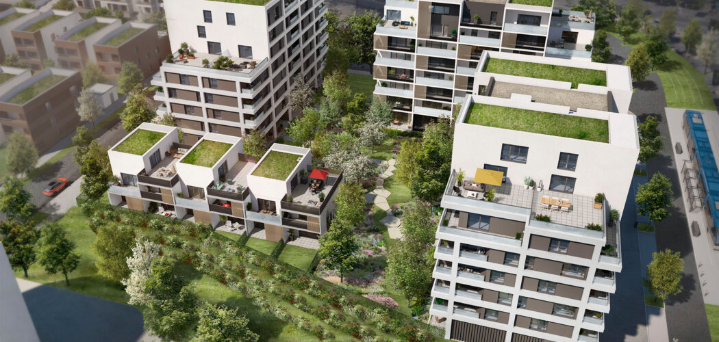 Programme immobilier neuf SUZAN GARDEN - Toulouse : appartements et maisons neuves du 2 au 5 pièces proche du Parc Alalouf (31000) - Référence : 16928