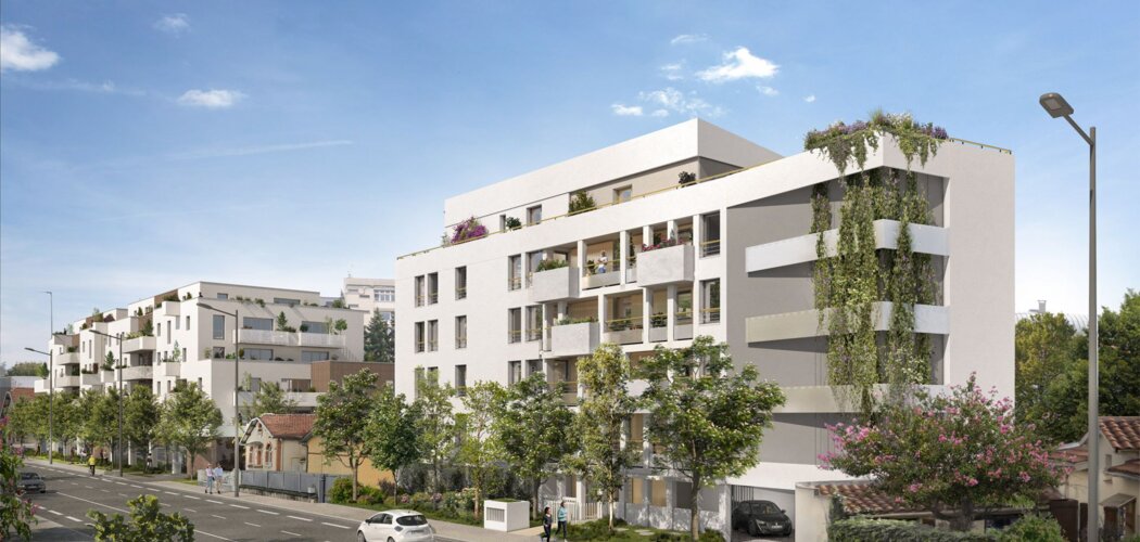 Programme immobilier neuf Ô TOULOUSE - Toulouse : appartements neufs du 2 au 4 pièces à 240 m du métro B (31000) - Référence : 14843