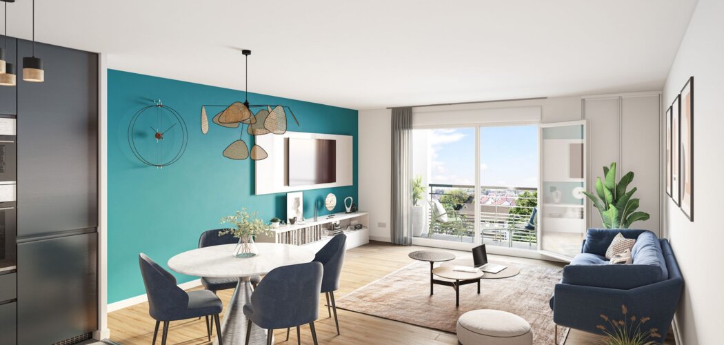 Programme immobilier neuf Ô TOULOUSE - Toulouse : appartements neufs du 2 au 4 pièces à 240 m du métro B (31000) - Référence : 14843