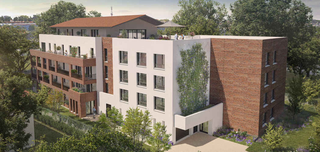 Programme immobilier neuf Tresaur - Toulouse : appartements neufs T2–T5 dans le quartier Cote Pavée proche de la future ligne C (31000) - Référence : 16937