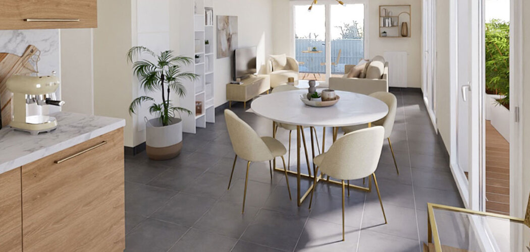 Programme immobilier neuf Terre Garonne - Toulouse : Appartements studio–T5 avec terrasses, parking et proximité Stadium TFC à 800 m des berges de Garonne (31000) - Référence : 14277