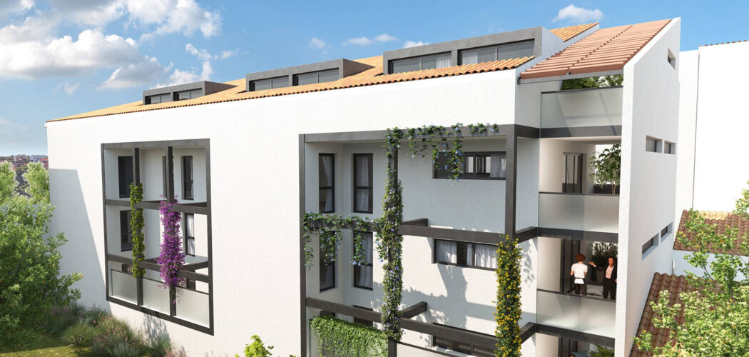 Programme immobilier neuf COEUR ARZAC - Toulouse : Appartements T1–T5 avec terrasses végétalisées, parking et proximité métro St Cyprien (31000) - Référence : 16897