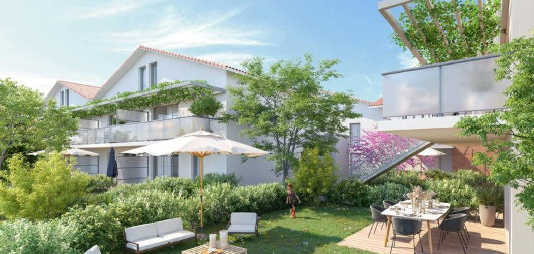 Programme immobilier neuf PATIO ARDENNA - Toulouse : Appartements T2–T4 avec terrasses, parking sécurisé et proximité Hippodrome (31000) - Référence : 14756