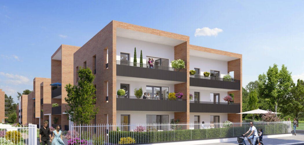 Programme immobilier neuf Vert Eden - Toulouse : Appartements T2–T4 et maisons T3–T4 avec jardins, terrasses et parking proche de la Cité de l'Espace (31000) - Référence : 6269
