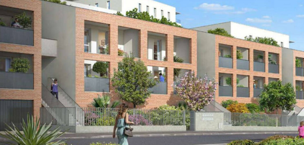 Programme immobilier neuf Terre Garonne 2 - Toulouse : Appartements T2–T5 avec balcons, loggias et vue sur la Garonne en face du fleuve (31000) - Référence : 16918