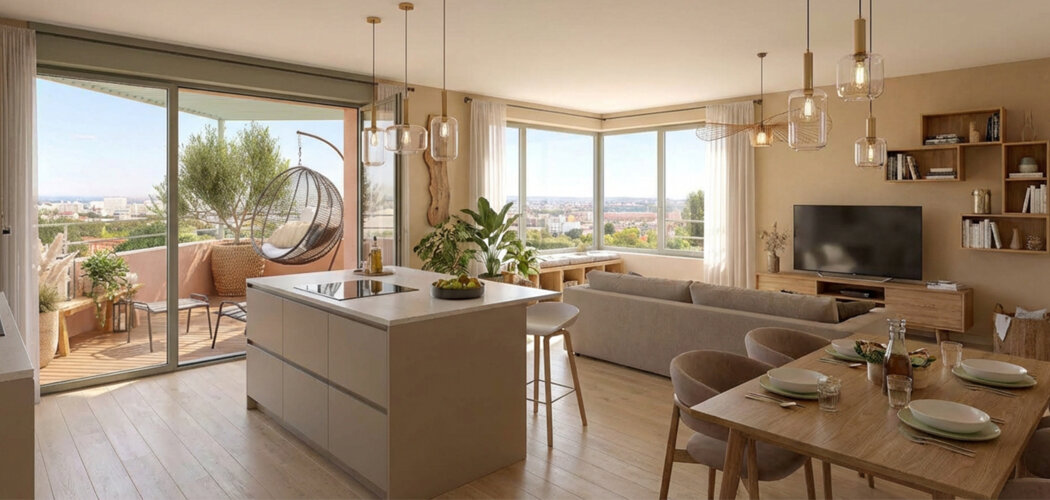 Programme immobilier neuf Lisière du Parc - Toulouse écoquartier de la Cartoucherie à deux pas du Zenith et tram 1 (31000) - Référence : 16798