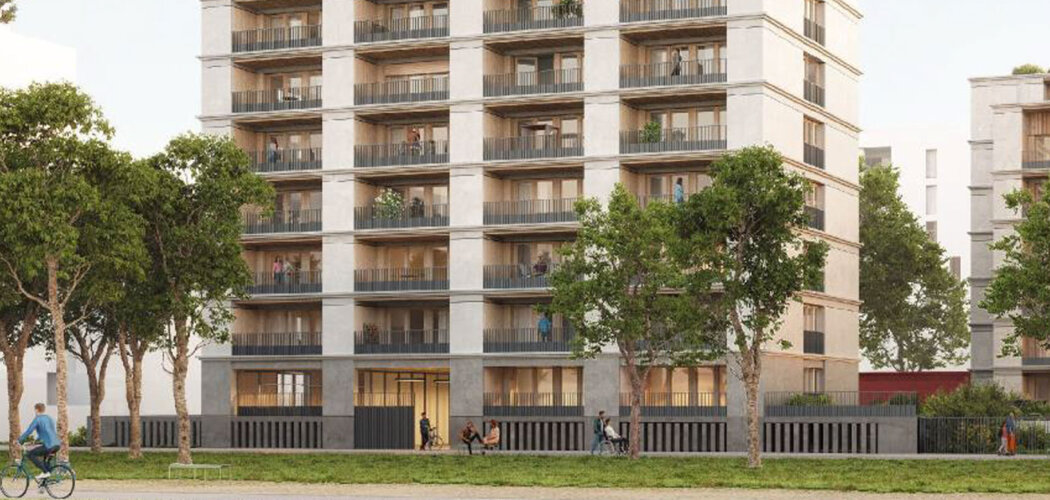 Programme immobilier neuf HYLEA - Toulouse Empalot à deux pas métro et Garonne résidence moderne  Texte : (31000) - Référence : 17200
