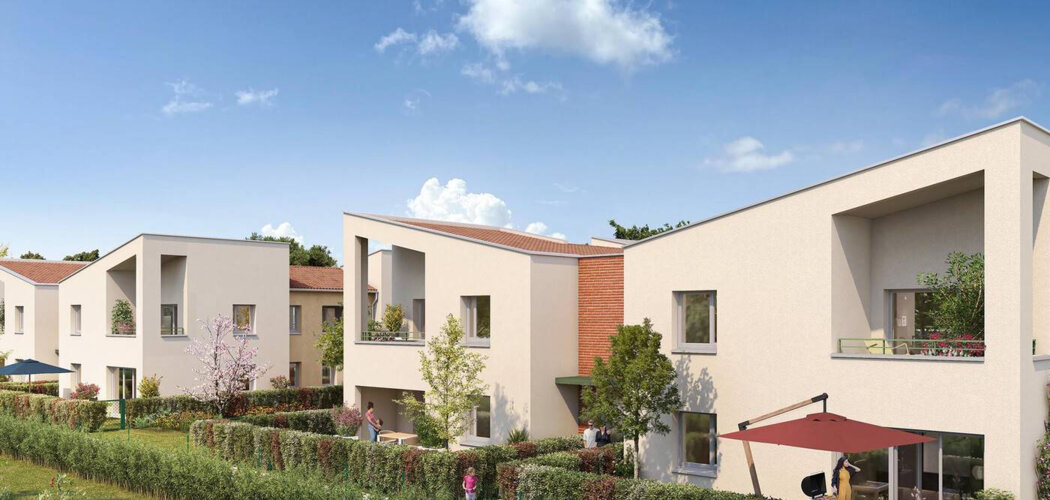 Programme immobilier neuf Le Clos d'Alembert - Toulouse gare TER à 7 min à vélo (31000) - Référence : 16531