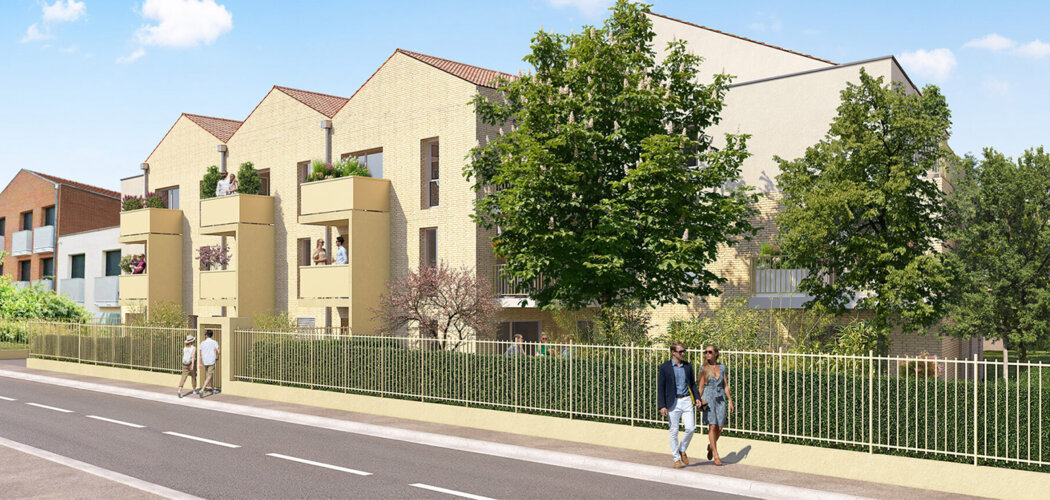 Programme immobilier neuf Le Domaine du Marronnier - Toulouse Lardenne logements lumineux près gare TER et écoles (31000) - Référence : 17637