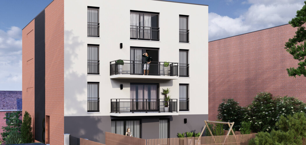 Programme immobilier neuf LABEL ROSE - Toulouse Pouvourville : appartements neufs 2 à 5 pièces et maison neuve sur les hauteurs (31000) - Référence : 9342