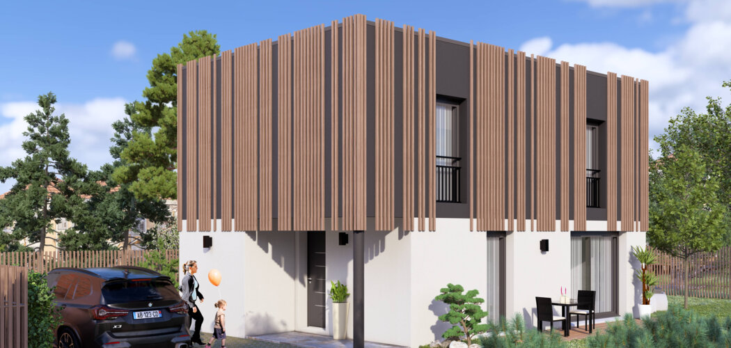 Programme immobilier neuf LABEL ROSE - Toulouse Pouvourville : appartements neufs 2 à 5 pièces et maison neuve sur les hauteurs (31000) - Référence : 9342