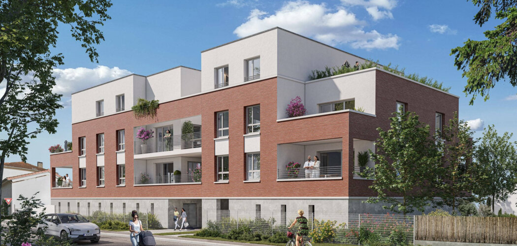 Programme immobilier neuf Jules & louis - Toulouse proche du bus L2 vers le centre (31000) - Référence : 16256