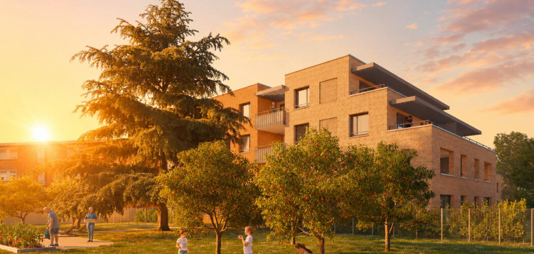 Programme immobilier neuf Le Célène - Toulouse quartier Raisin proche futur métro C (31000) - Référence : 17778