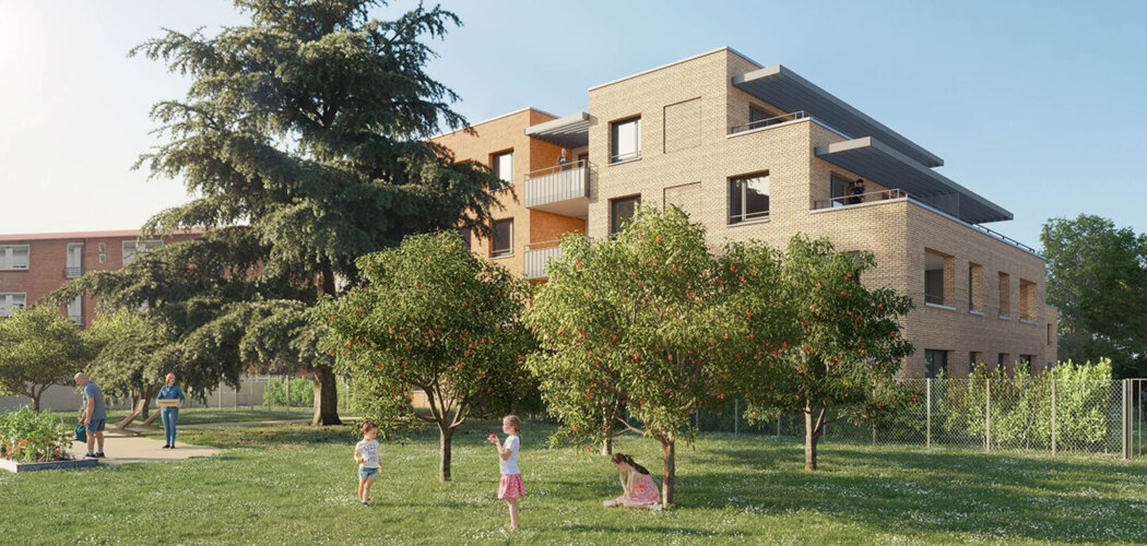 Programme immobilier neuf Le Célène - Toulouse quartier Raisin proche futur métro C (31000) - Référence : 17778