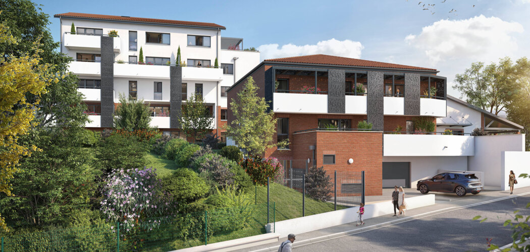 Programme immobilier neuf PARC ORMEAU - Toulouse quartier résidentiel aux portes de la Côte Pavée (31000) - Référence : 16465