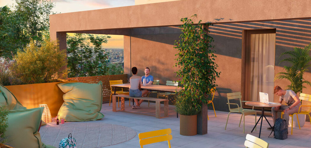 Programme immobilier neuf AERO CAMPUS - Toulouse résidence étudiante au cœur du quartier Rangueil (31000) - Référence : 16713