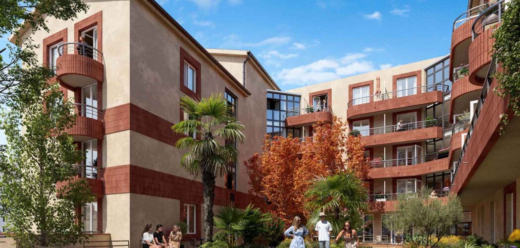 Programme immobilier neuf STUDENTLY TOULOUSE ST CYPRIEN - Toulouse, résidence étudiante LMNP à 900 m de l'ICAM et espaces communs (31000) - Référence : 15980