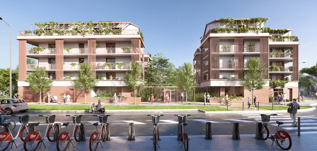 Programme immobilier neuf L'allée des sens - Toulouse résidence proche du métro Borderouge (31000) - Référence : 13691