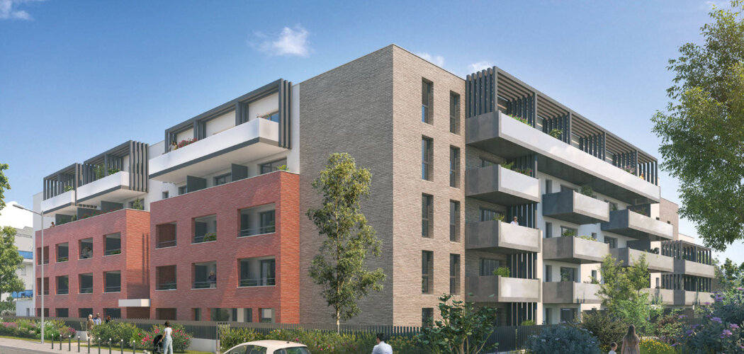 Programme immobilier neuf L'OUSTAL - Toulouse résidence sénior proche du parc de la Maourine (31000) - Référence : 9356
