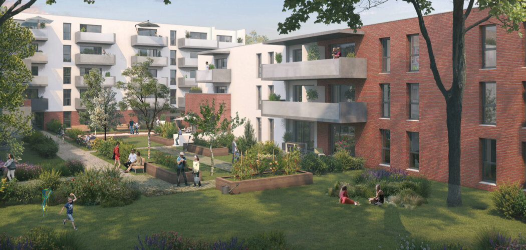 Programme immobilier neuf L'OUSTAL - Toulouse résidence sénior proche du parc de la Maourine (31000) - Référence : 9356
