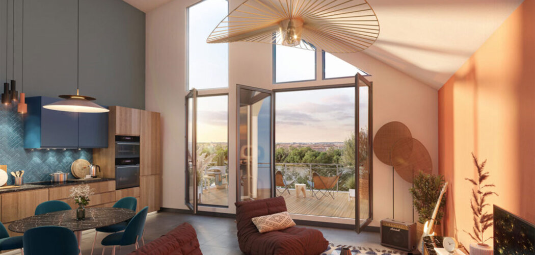 Programme immobilier neuf VISTA VERDE - Toulouse sur les rives de la Garonne (31000) - Référence : 11685