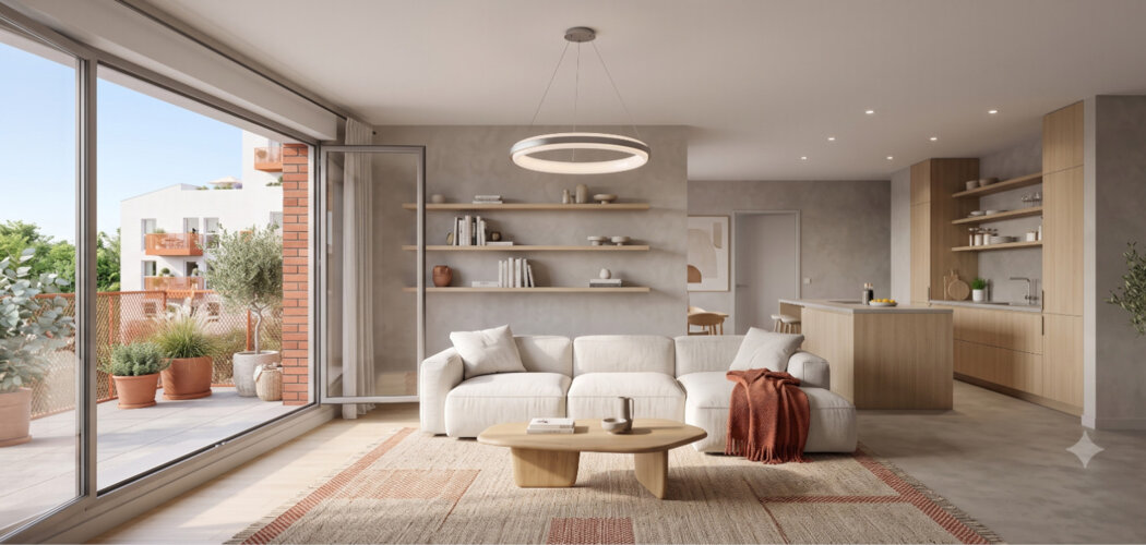 Programme immobilier neuf Wool - Tourcoing : appartements neufs du studio au 4 pièces en éco-quartier de l’Union (59200) - Référence : 15505