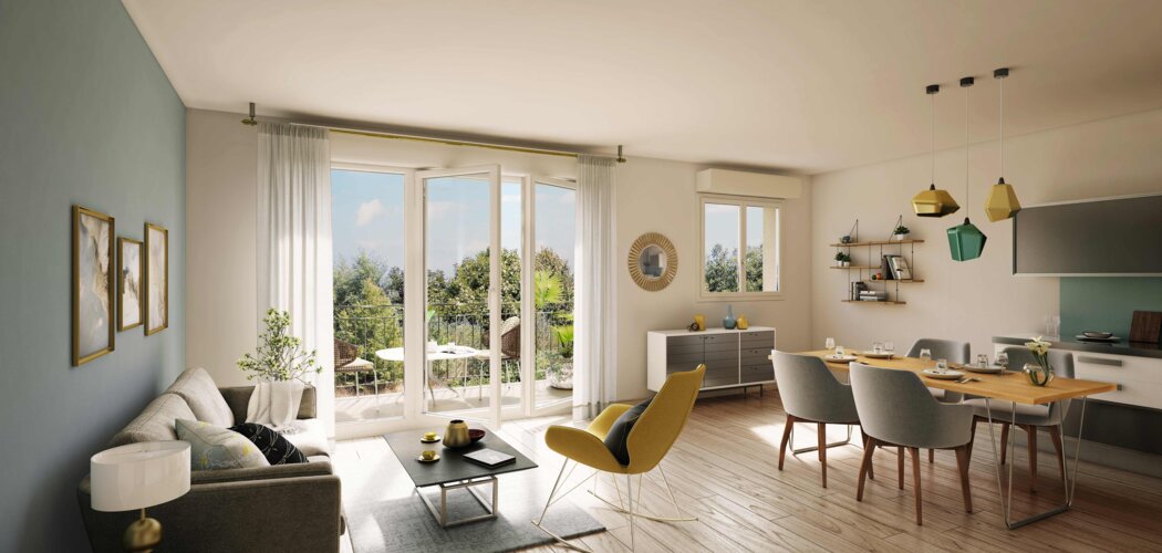 Programme immobilier neuf LA FABRIK - Tourcoing : Appartements studio–T5 et maisons T4 avec jardins, terrasses et parking proche du Parc Clemenceau et M2 (59200) - Référence : 14320