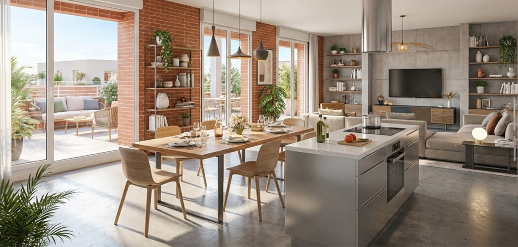 Programme immobilier neuf Osmose - Tourcoing centre-ville à deux pas  du métro (59200) - Référence : 15763